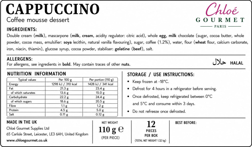 Cappuccino (12 pcs)