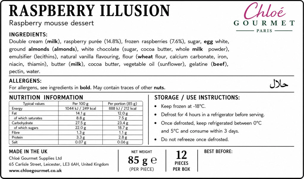 Raspberry Illusion (12 pcs)