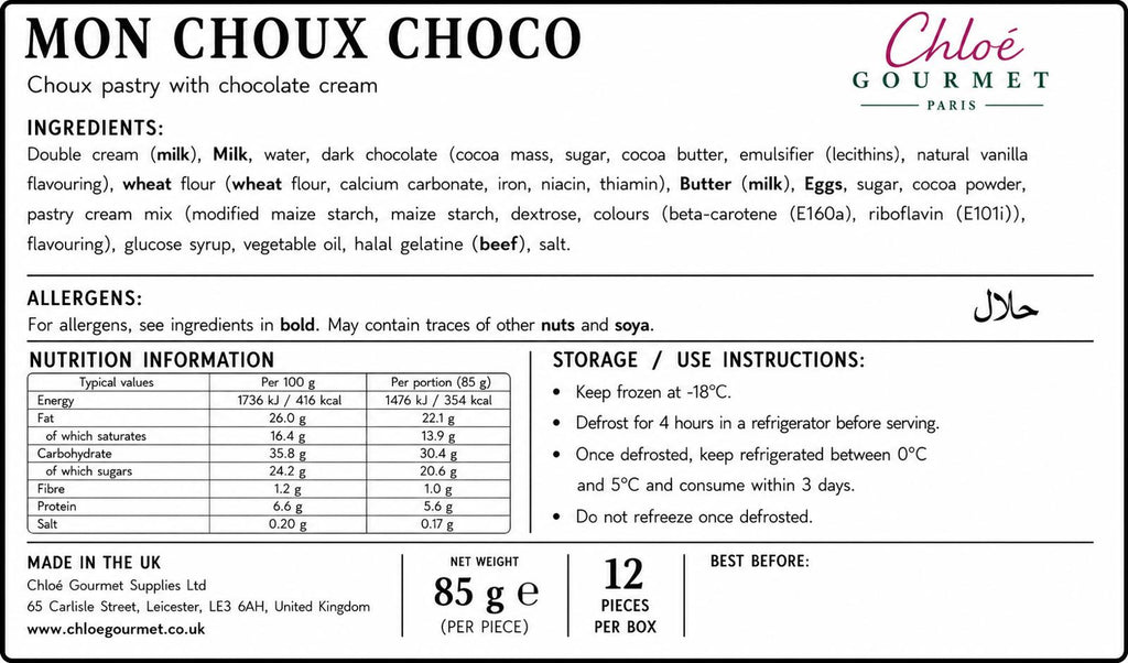 Monchoux Chocolate (12 pcs)