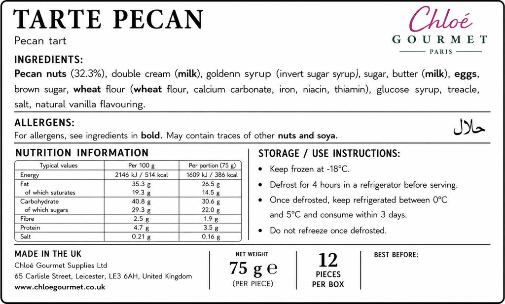 Pecan Tart (12 pcs)